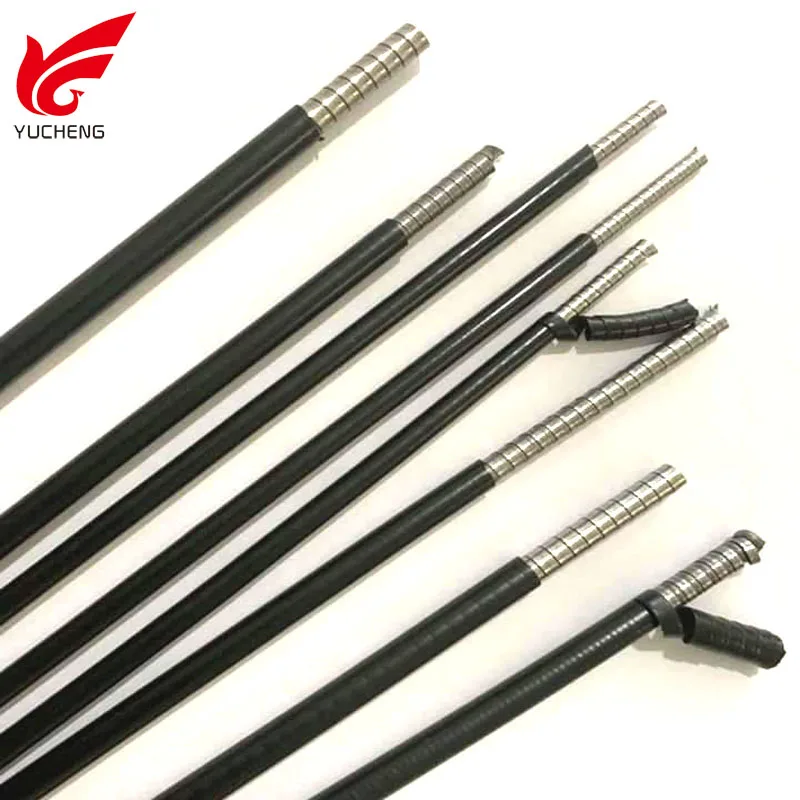 double/single spring flat wrap steel cable double wire tube DS  no or with extruded plastic liner 1P 2P outer casing