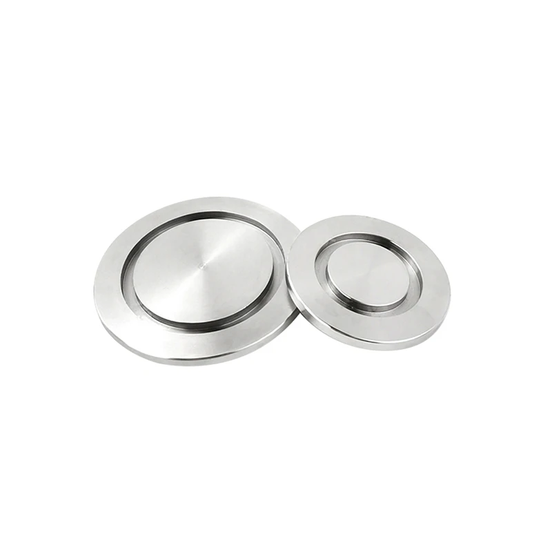 Factory Wholesale Aluminum Kf Vacuum Flange Fitting Adapter Flange Blind Blank Flange  For Vacuum Industry