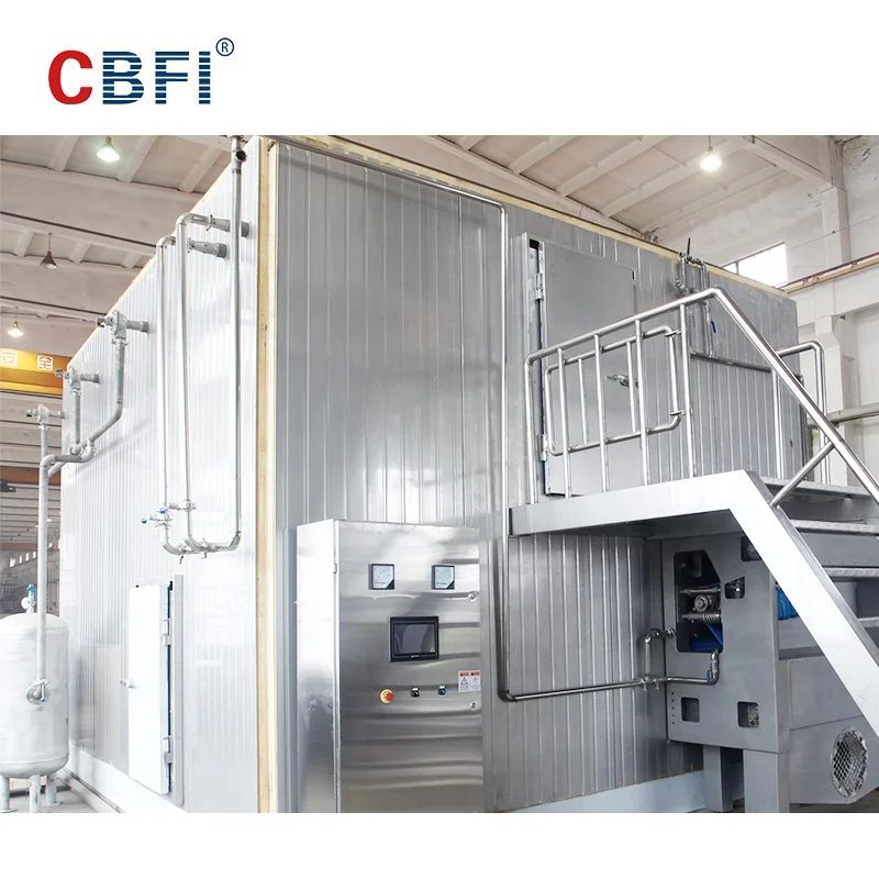 Food Industrial IQF Freezer Fluidized Bed Quick Freezing Machine Frozen Pea Food Freeze Production Line
