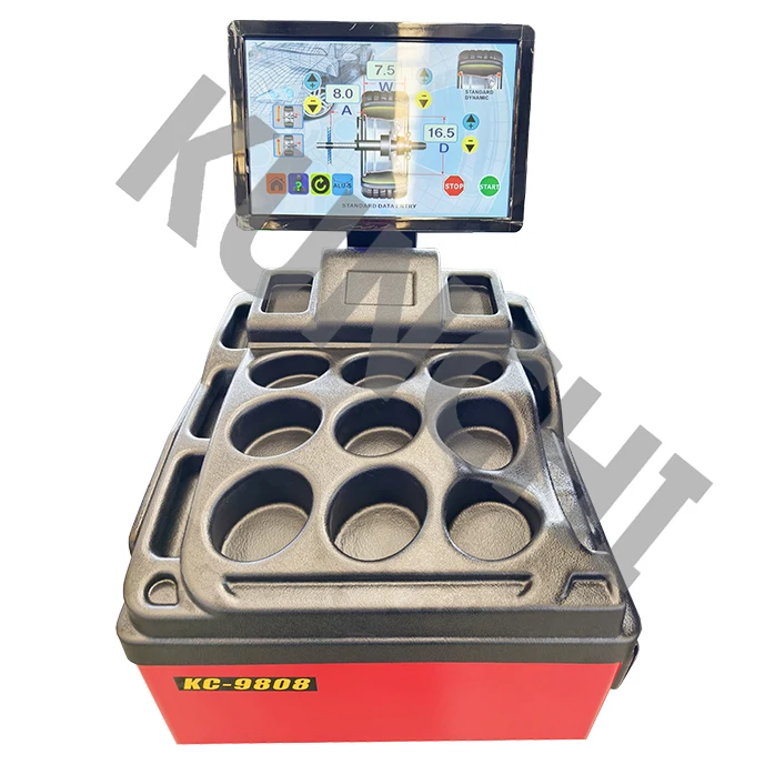 Liaoning kunchi KC-9808 hight-speed LCD Touch Screen automatic wheel balancer machine Factory direct sales