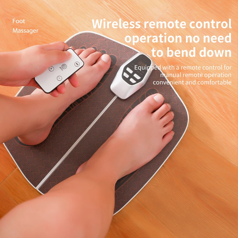 Smart Electric Foot Massager Pad Relief Pain Relax Feet Sole Massage Pad for Pain