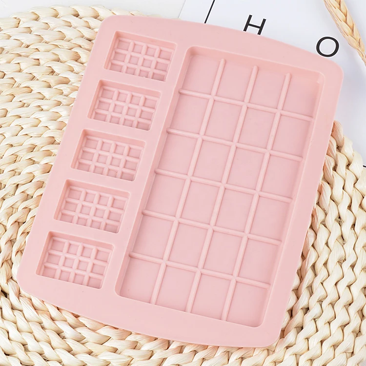 Silicone Mold 24 Even Chocolate Mold Fondant Molds DIY Candy Bar Mould Cake Decoration Tools Kitchen Baking Accessories