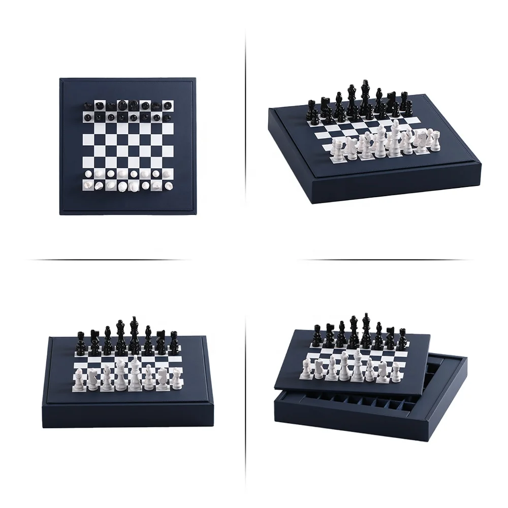 Highly Recommended Chess Board Game Durable Customizable Hand Made Luxury Board Games Chess For Children