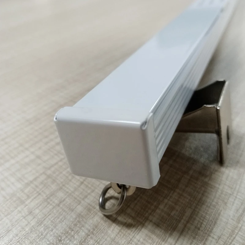 Aluminum Curtain Track Window Decorative White Aluminum Metal Curtain Rods And Rails