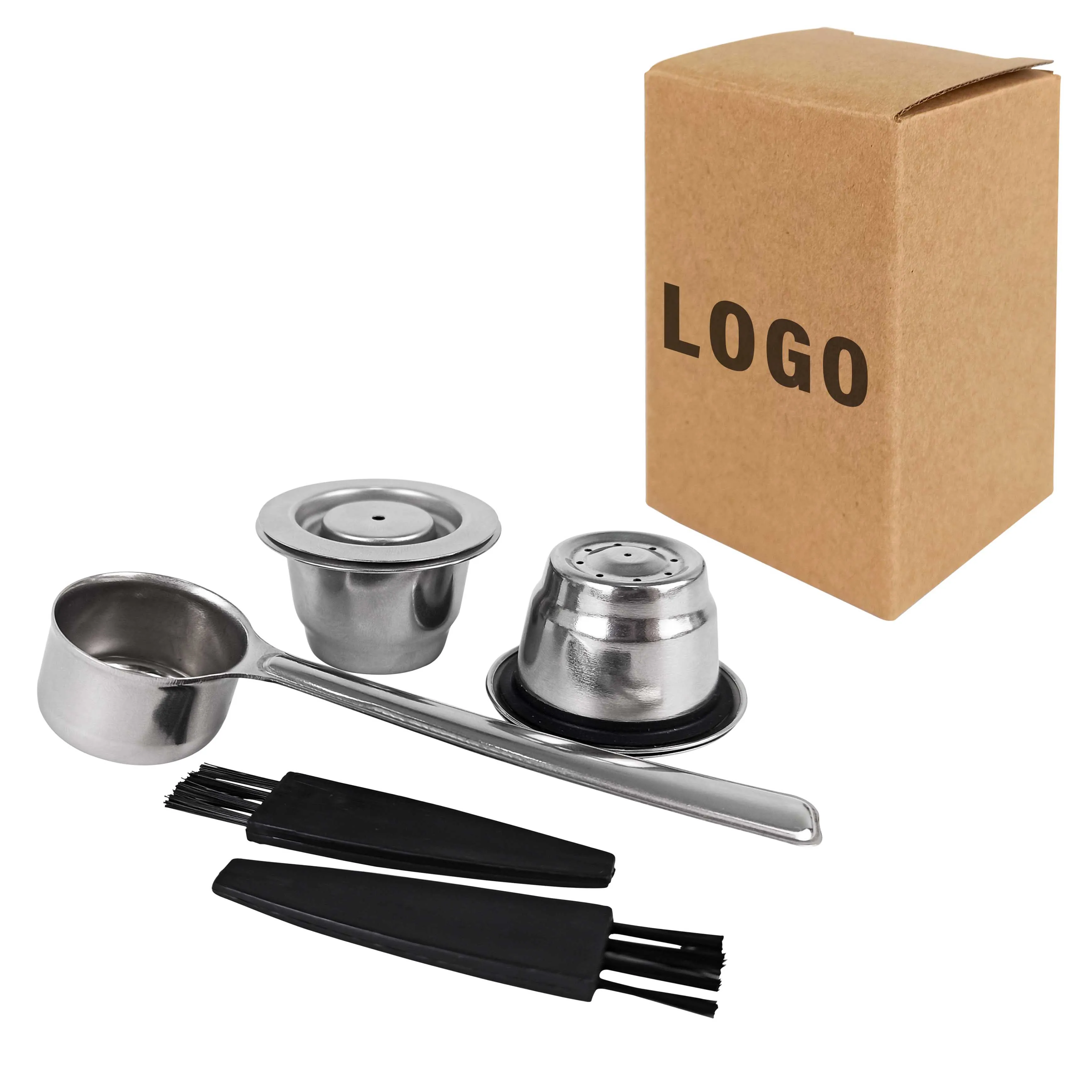 2022 Лидер продаж Высококачественная кофемашина совместимая многоразовая кофейная капсула из нержавеющей