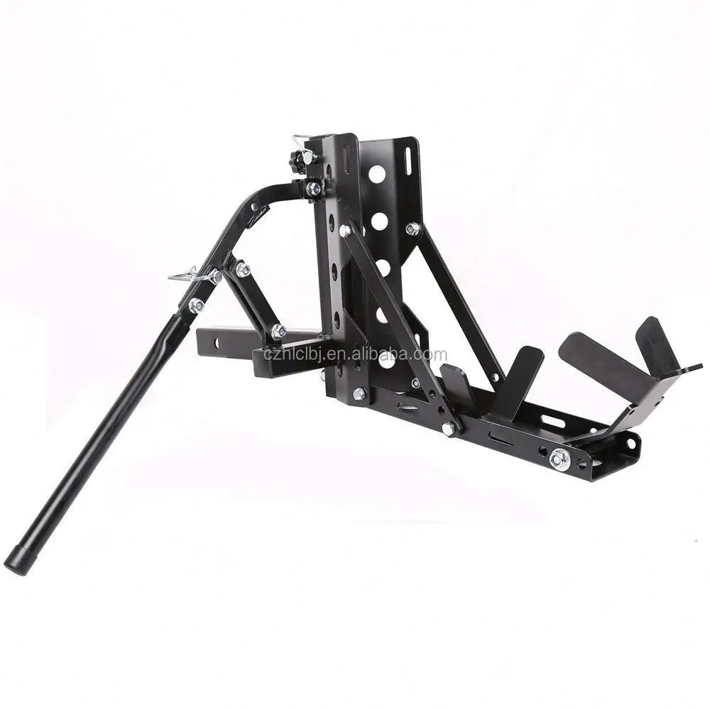 Portable Motorcycle Trailer Carrier Tow Dolly Hauler Rack Hitch 800lbs Capacity
