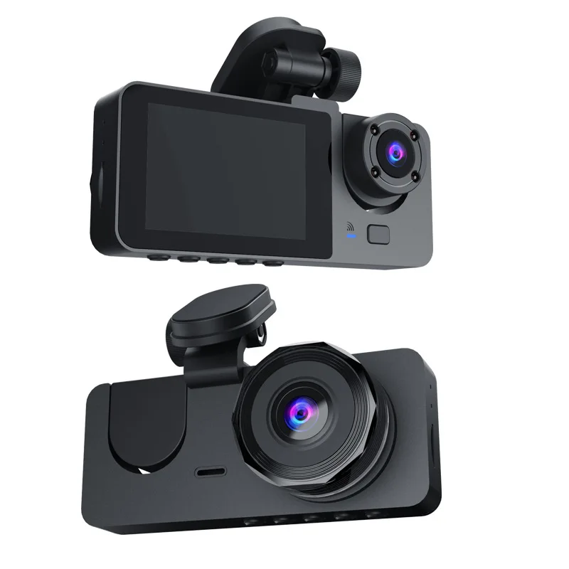 SZDALOS 3 Объектив Wifi Dash Cam HD видеорегистратор автомобильный черный ящик