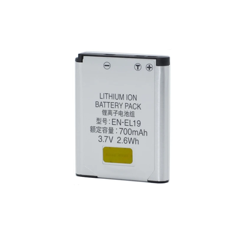 EN-EL12 Battery for Nikon CoolPix S610 Camera Rechargeable Li-ion Battery EN-EL19 For Nikon Coolpix S32 Battery Pack EN-EL5/EL10