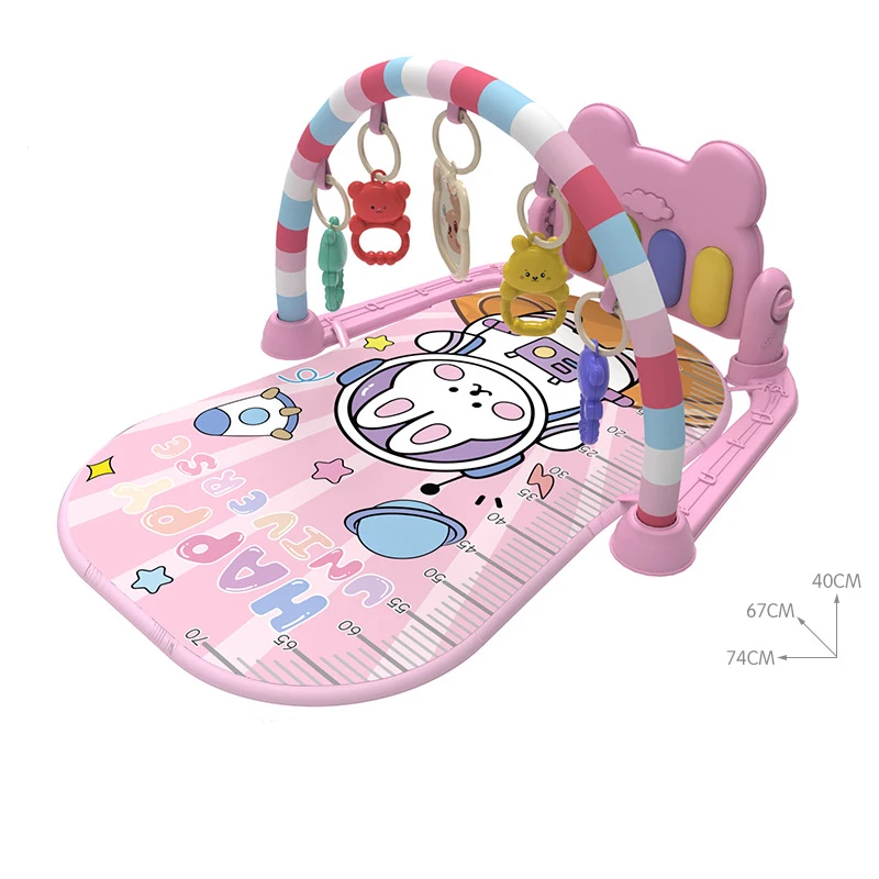 0-36 months old newborn baby piano game mat baby fitness stand multifunctional pedal piano toy