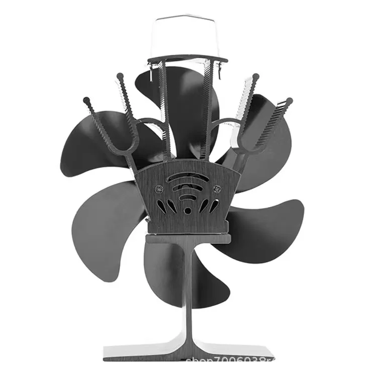 wood-burning stove fan, Thermal Power Fan 6 Blades Fireplace Fan