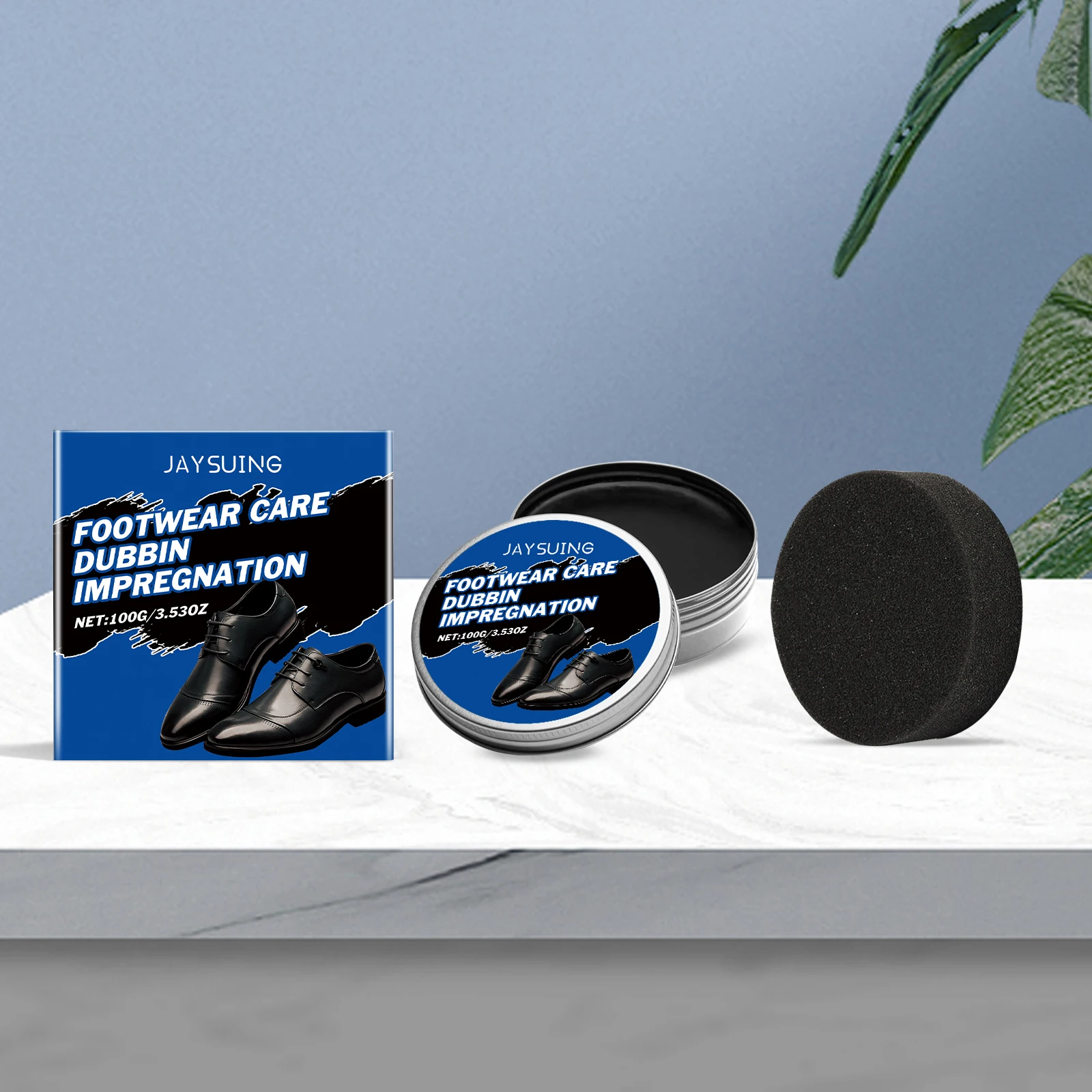 Jaysuing Leather Care Restoring Leather Shoe Care Kit Organic Wax Leather Shoe Cream