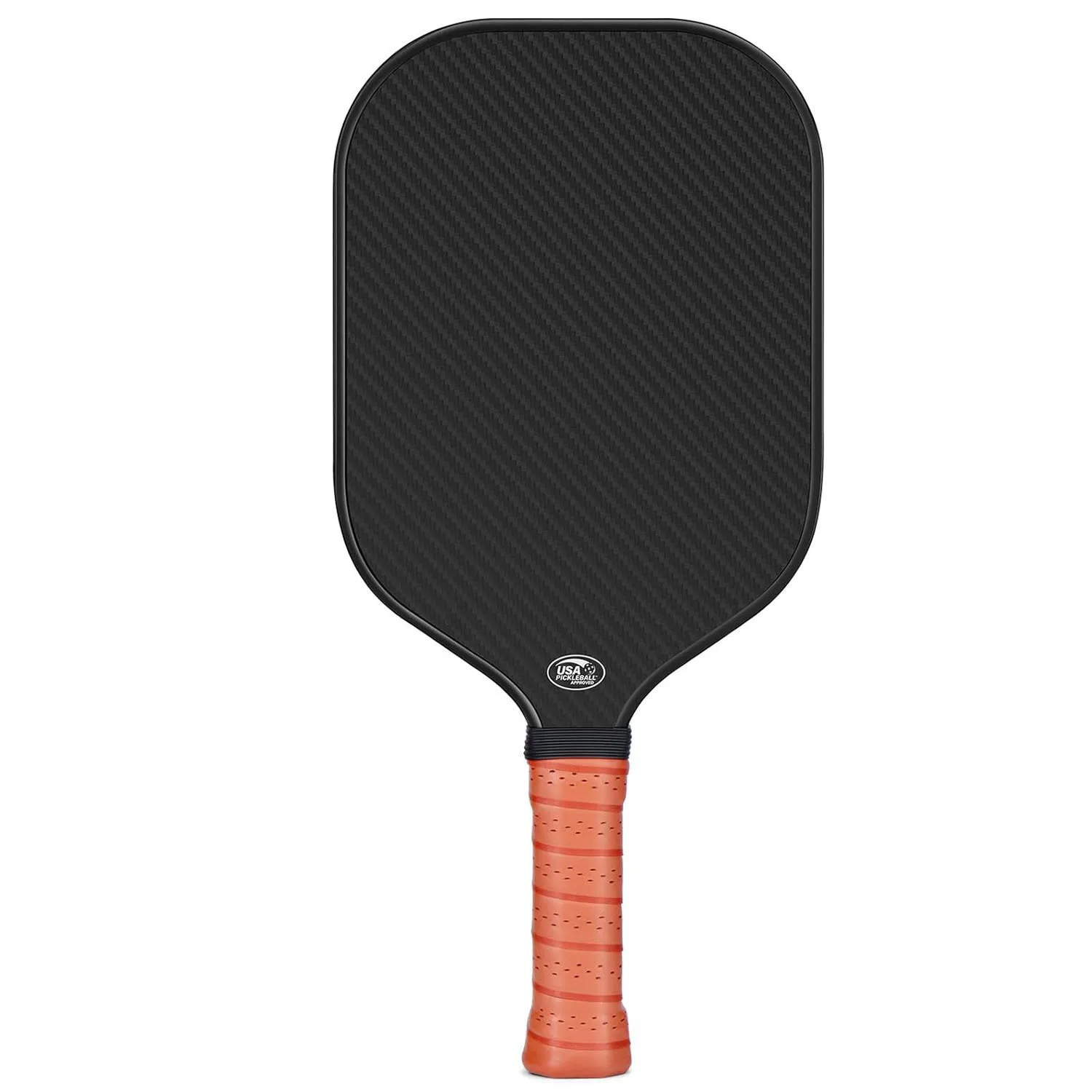 16 Mm Professional Carbon Fiber Pickleball Paddle Ultimate Power Spin And Control Raw Carbon Fiber Design With Cover