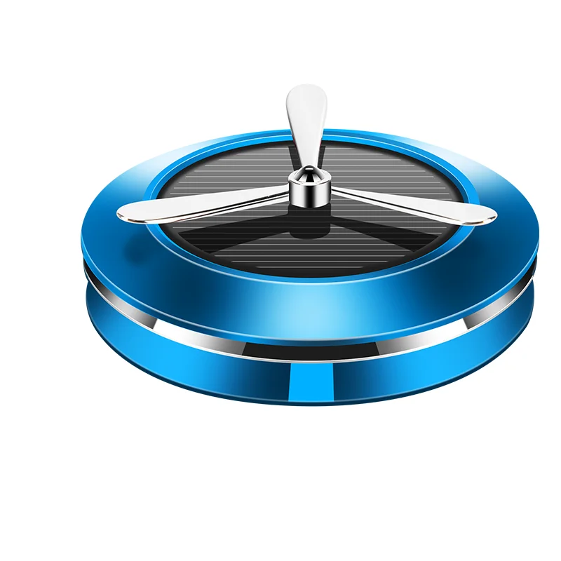 Solar fan design  Black Plastic Luxury Car  Air Refresher Car Freshener used in room car air freshener