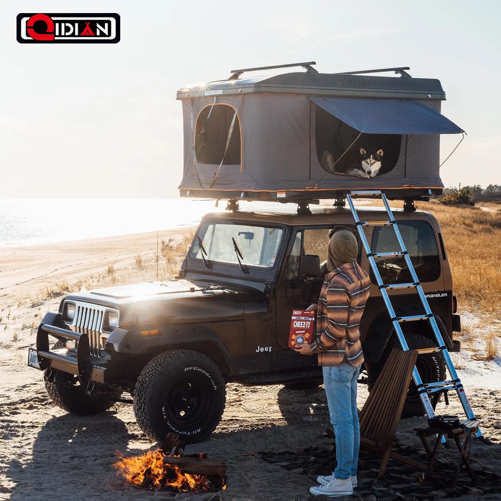 Палатка на 3-4 человек для кемпера прицепа твердая оболочка навес крышу Land Cruiser