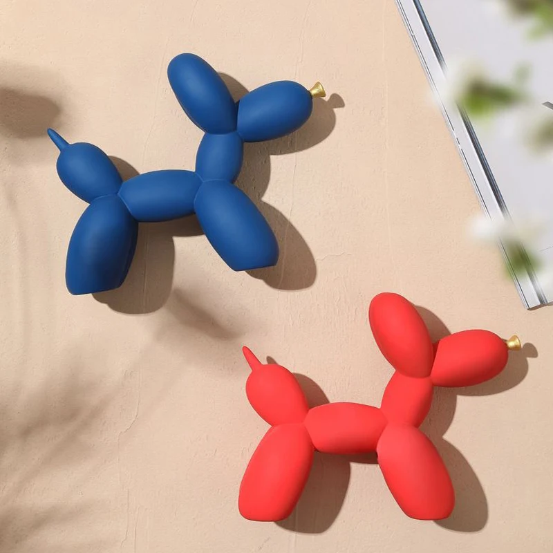 Nordic balloon dog resin dogs statue figurines animal statues home decor