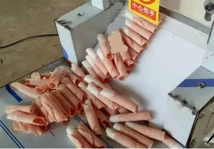 CNC Frozen Meat Slicer Cutter Goat Sheep Pork Beef Processing Equipment