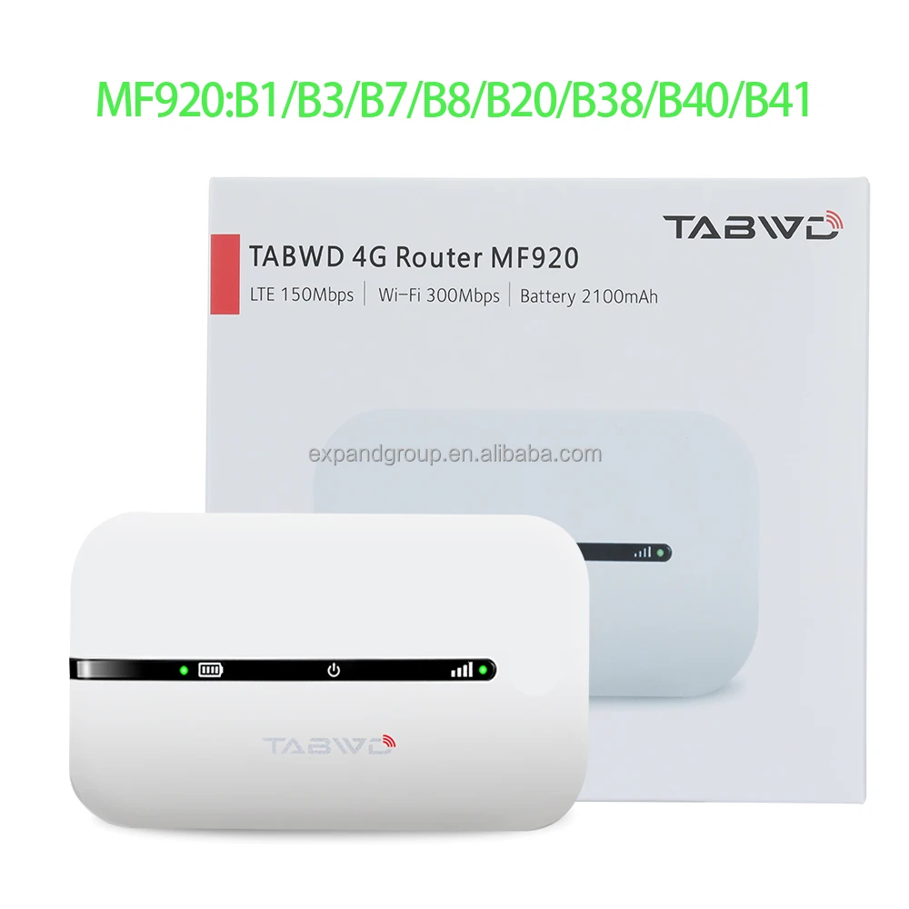 Tabwd MF920 Pocket  4G LTE  router Wireless lte wifi modem Sim Card Router MINI  pocket hotspot
