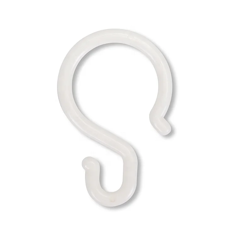 Cheap price s shape hanger cloth hooks wholesale plastic s hooks for hanging sundries