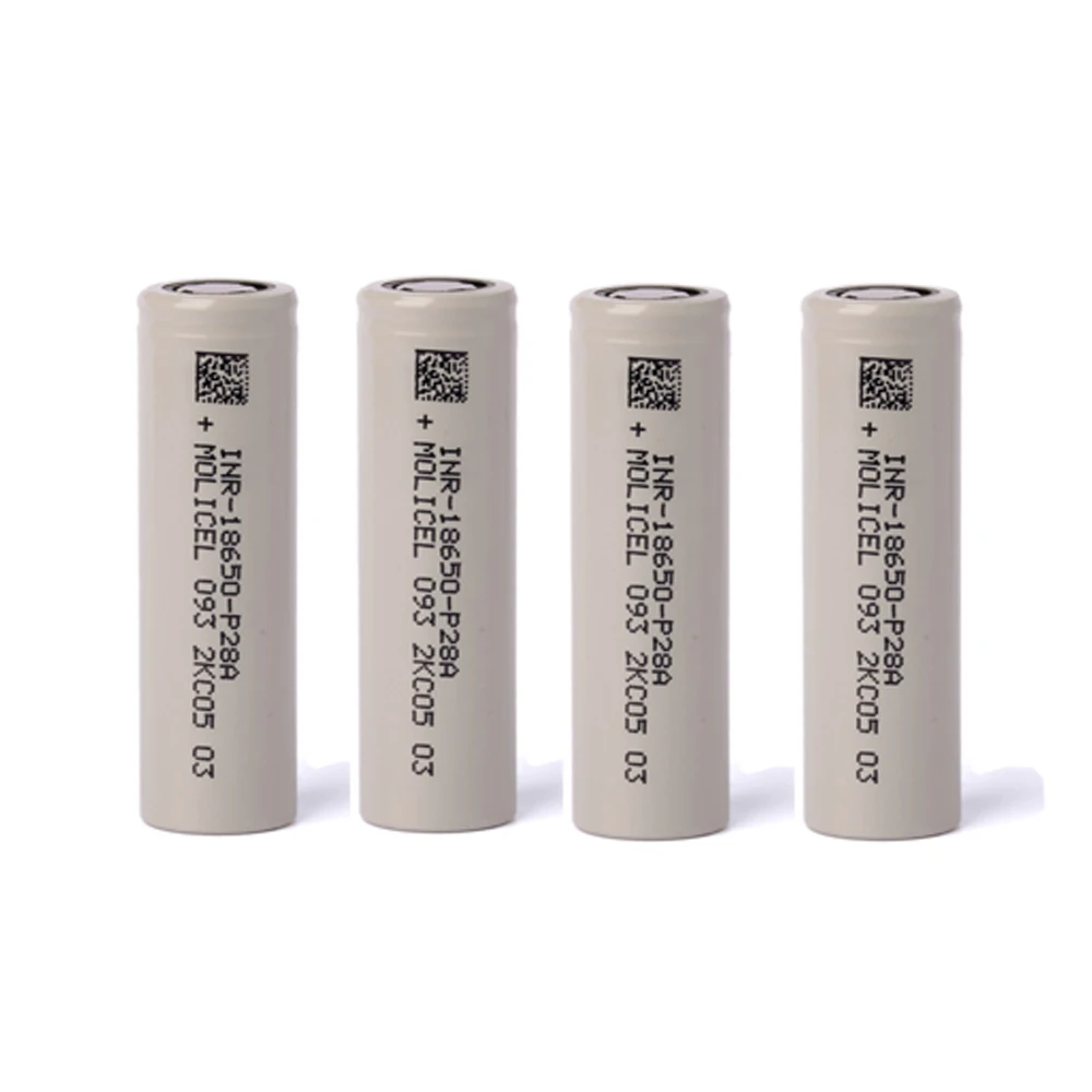 Wholesale 3.7V 18650 li ion battery rechargeable 18650 2800mAh P28A battery cell