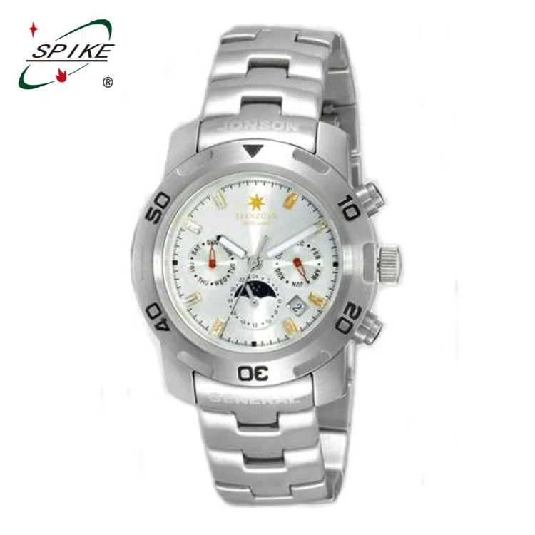 Brand your own watches japan movt quartz stainless steel watch 3atm water resistant