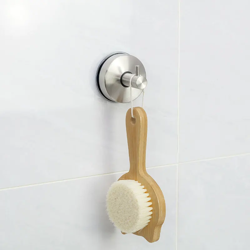 Bathroom Accessories Set Luxury Stainless Steel Suction Cup Hooks Shower Head Holder Towel Ring Hardware Kit