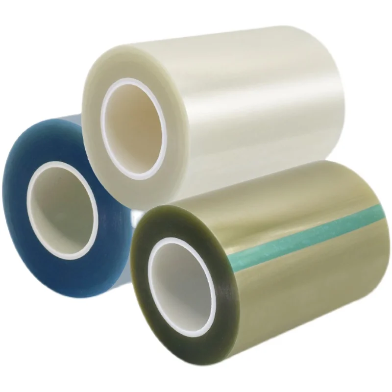 Wholesale PEt transparent protective film adhesive tape self-adhesive antistatic high temperature display touch screen film