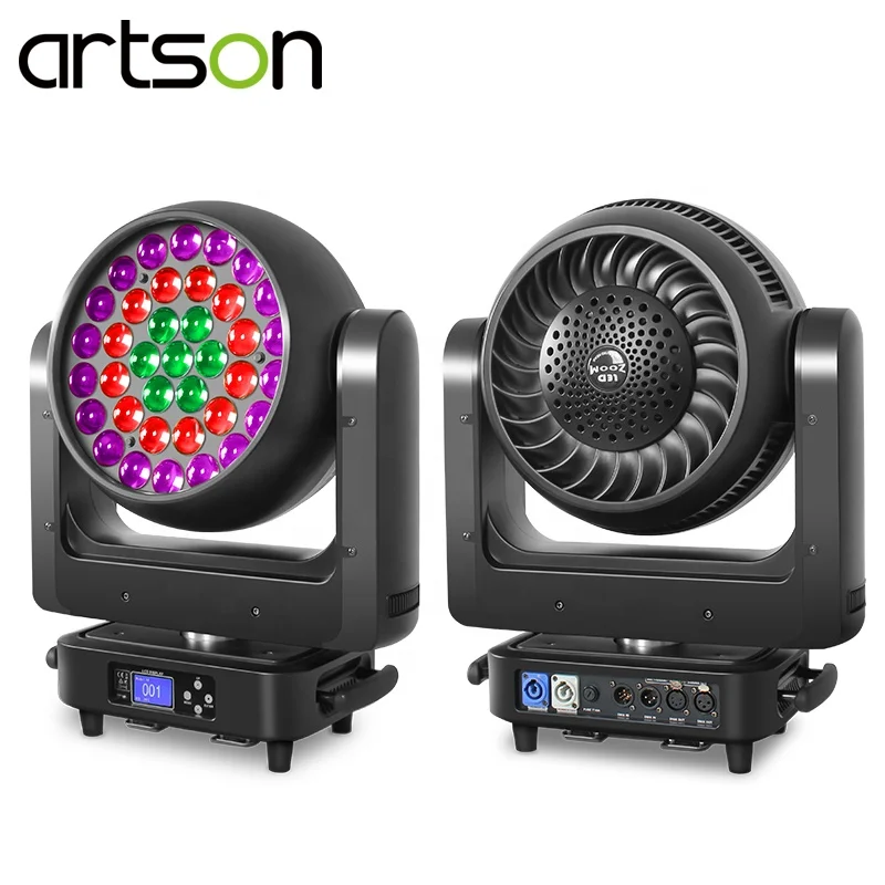 37 x 25w RGBW 4in1 Led Moving Head light Stage light for DJ show disco club