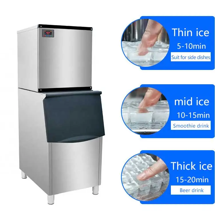 Китайский льдогенератор большой емкости 500 кг/24 ч, льдогенератор на Филиппинах