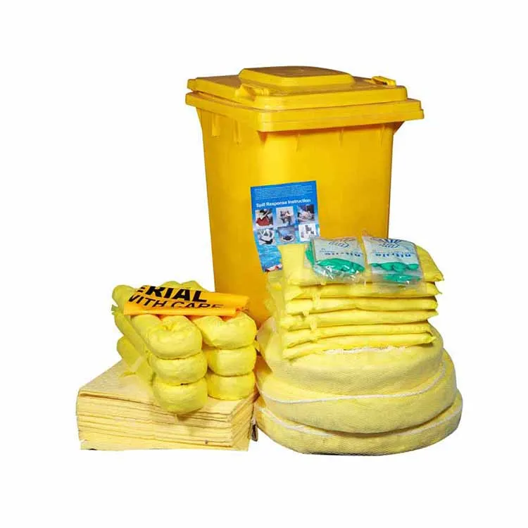 Factory Supply  120L 30 gallon  Oil Spill Kits For Oil Spill Control