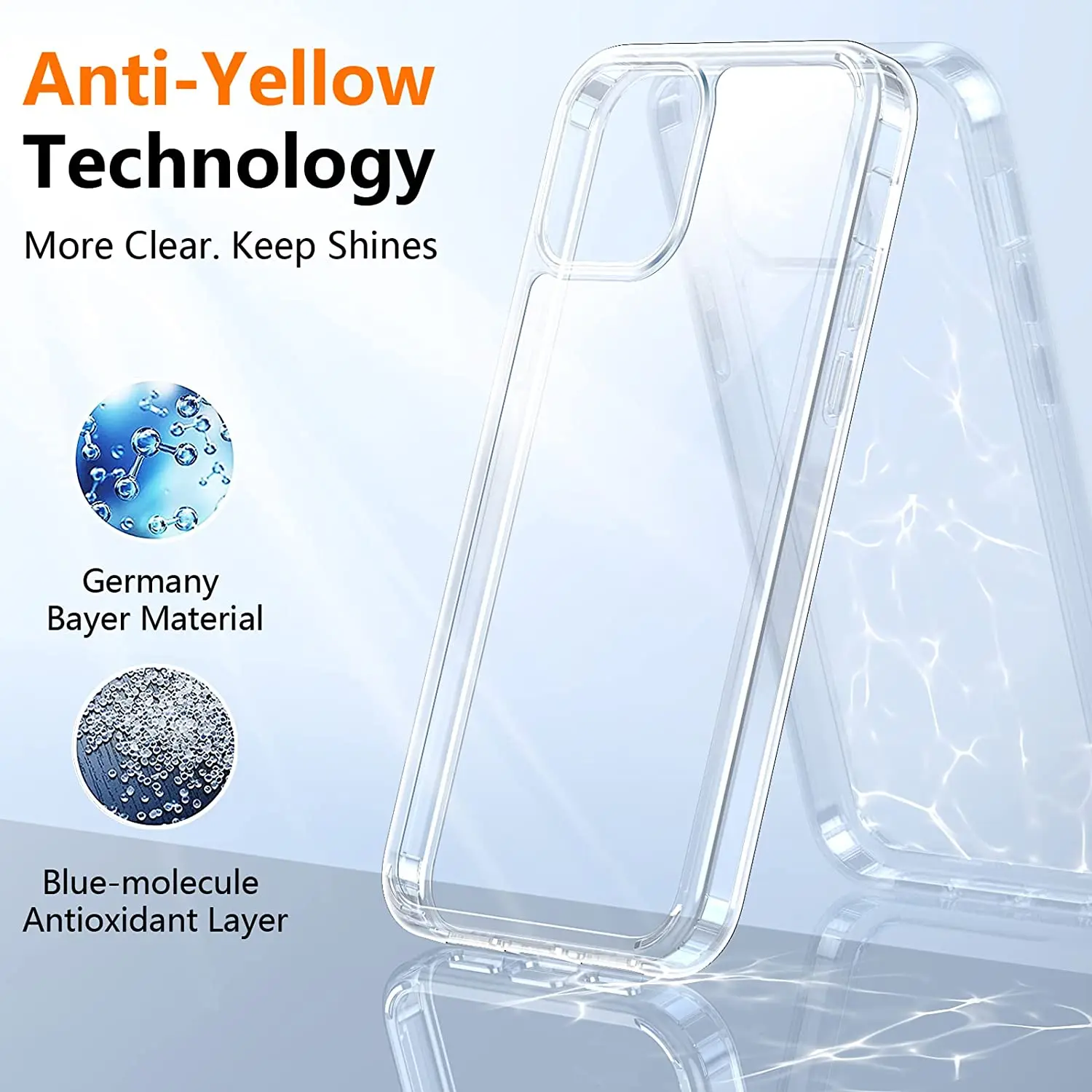 Drop shipping transparent cell phone case clear tpu phone cover for iphone 13 pro max