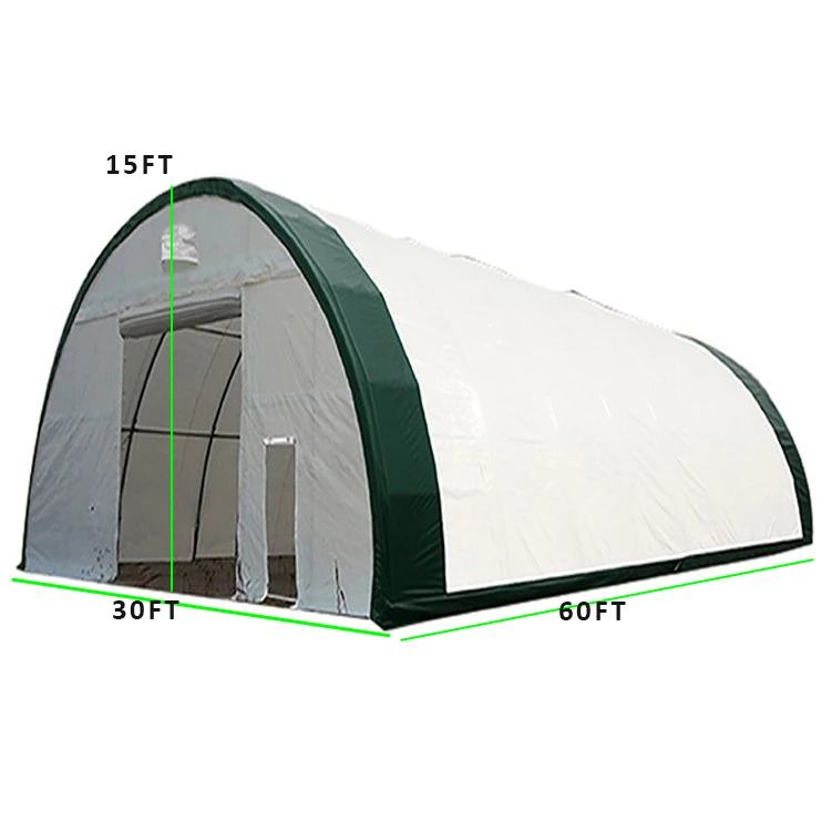 Durable Waterproof PE  PVC Outdoor Heavy Duty  Dome Storage Shelter Tent