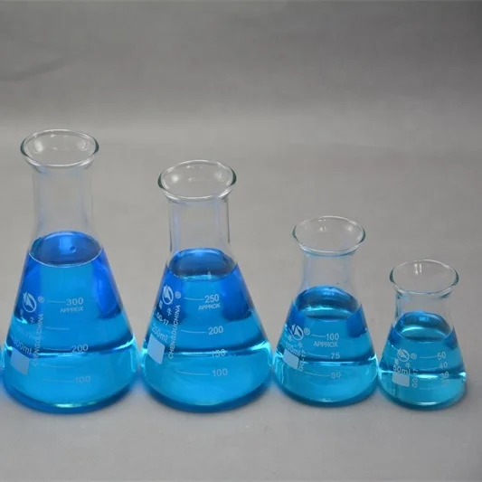 3000ml borosilicate wide mouth graduated glass triangle laboratory quartz clear large transparent erlenmeyer flask conical flask