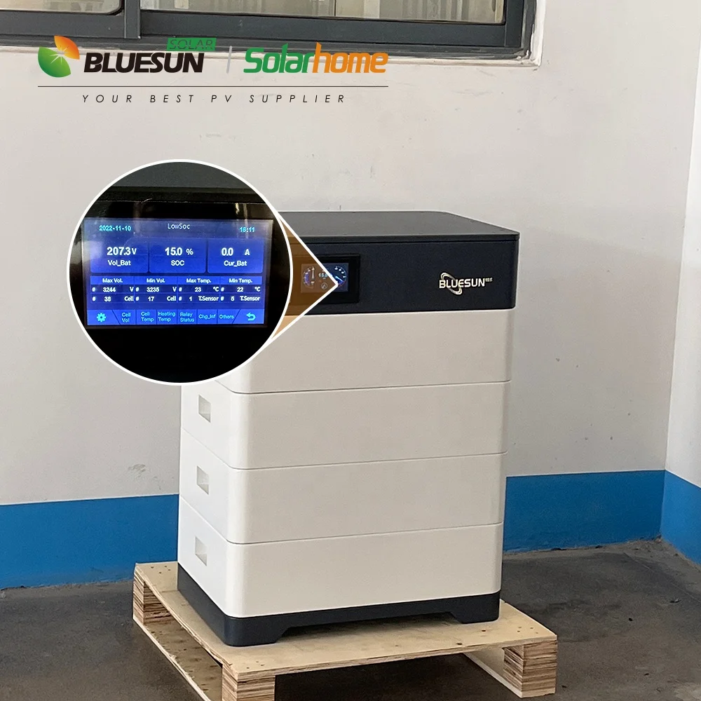 Bluesun 20kWh 30kWh Lithium-ion Battery Stackable High Performance Lifepo4 48V Plug And Play With WIFI In Energy Storage System
