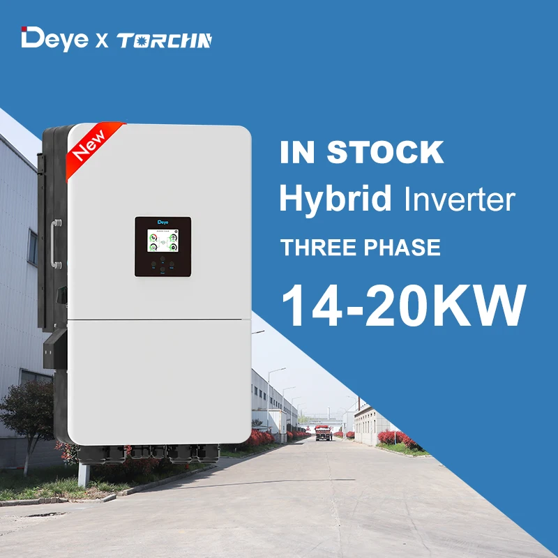 Гибридный солнечный инвертор Deye Sun-20k-sg05lp3-eu-sm2 20 кВт 230 В 400 3 фазы низкое напряжение батарея Lifepo4 для домашнего хранения энергии