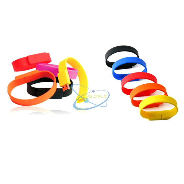 
 Ремешок на запястье 4 ГБ 8 ГБ 16 ГБ usb креативная мягкая пленка измерительная USB флэш-накопитель модный персонализированный логотип браслет USB флэш-диск  