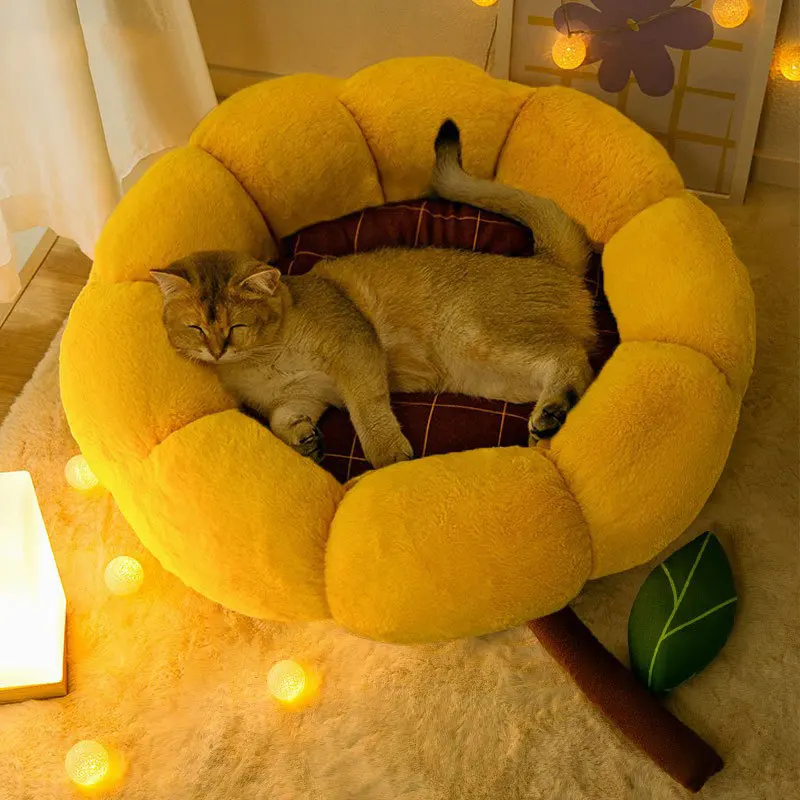 2021 Reusable Washable Pet Sofa Bed Sublimation Warm Dog And Cat Bed Winter Pet Bed