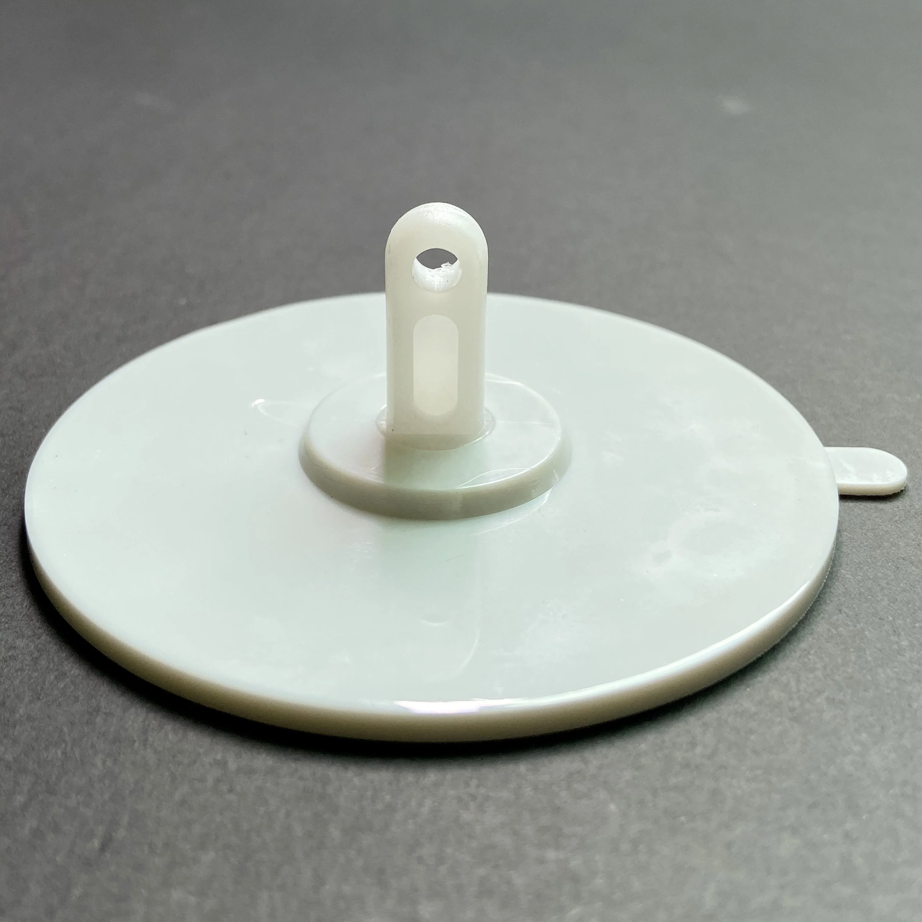 Round Powerful Double Sided Silicone Ventosas Vacuum Glass Suction cup with Back Adhesive