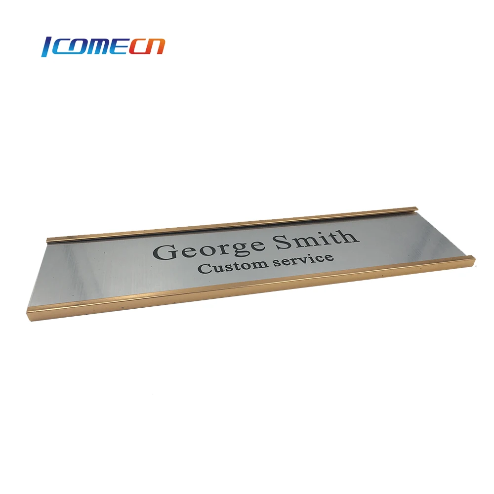 Wall Mounted Interior Signage Office Door Sign with inserted plate