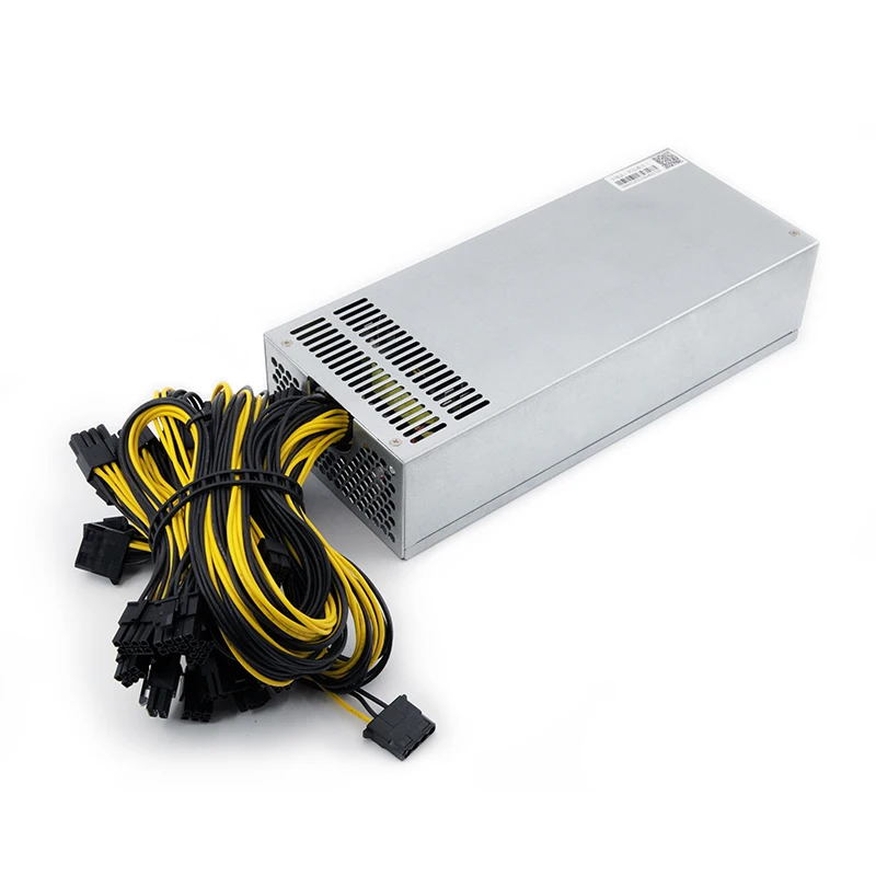 1800 Вт ATX PSU импульсный источник питания для компьютера 100V - 264V с низким уровнем шума вентилятора 8 GPU