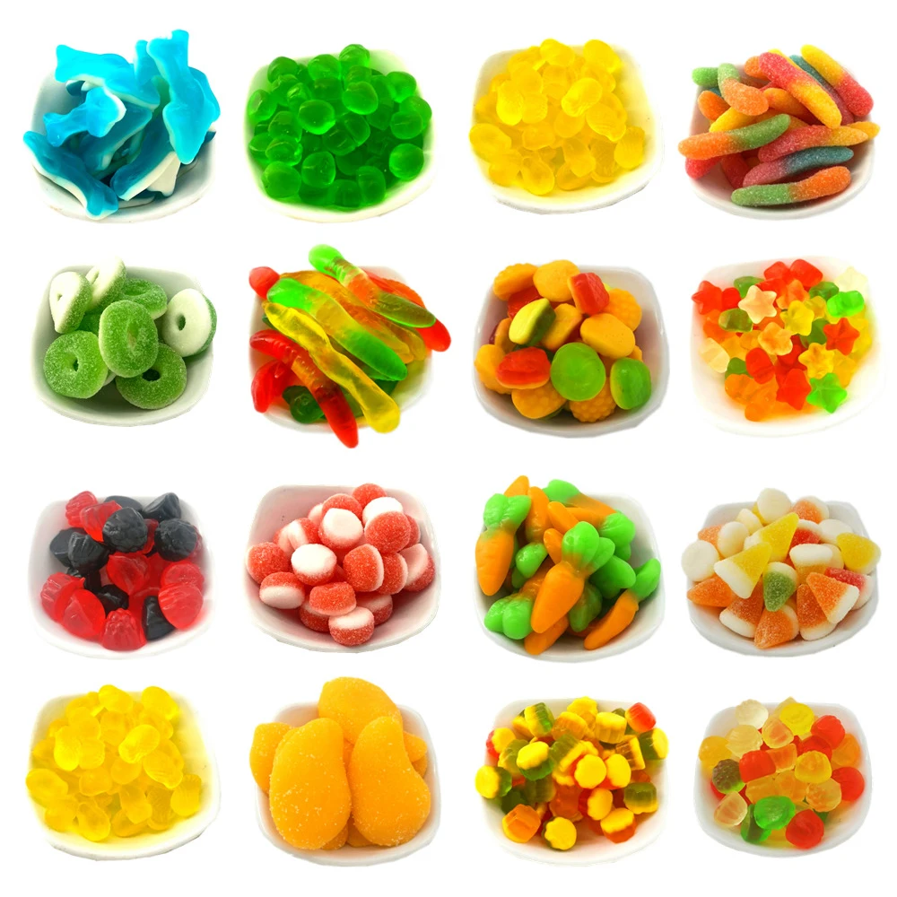 Wholesale Custom Confectionery Candy Private Label Halal Bulk Sweets and Candies Sour Gummy Candy Manufacturers