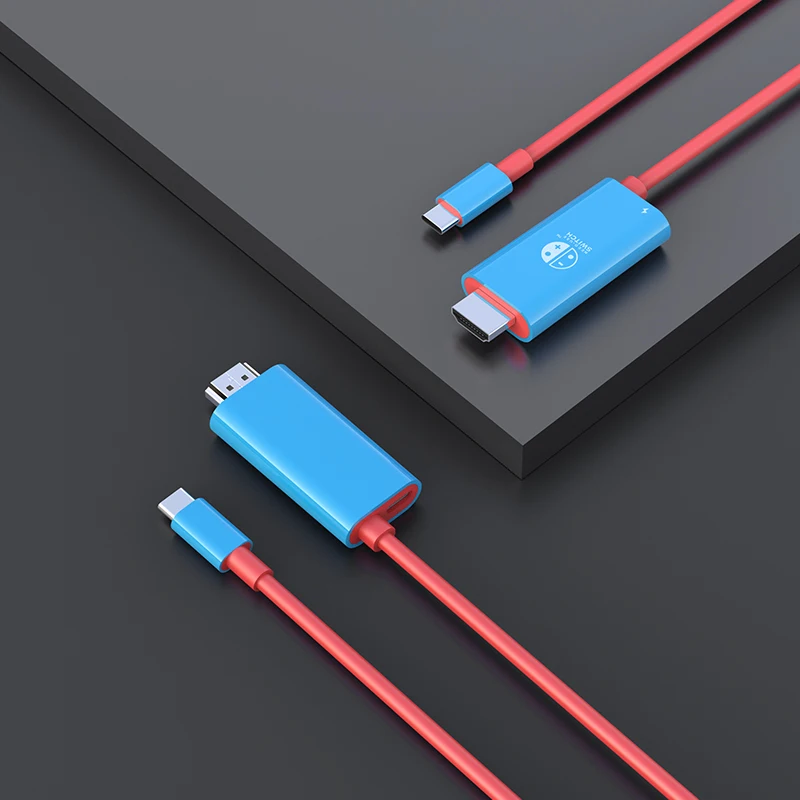 1,8 м 4K Tv 60 Гц Usb Type C Type-C к Hdmi-кабелю 2 м 4K 30 Гц 60 Гц HDMI-кабель для устройств Nintendo и Type C