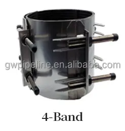 Low-priced Stainless Steel Band Repair Clamp for Various Pipe OD