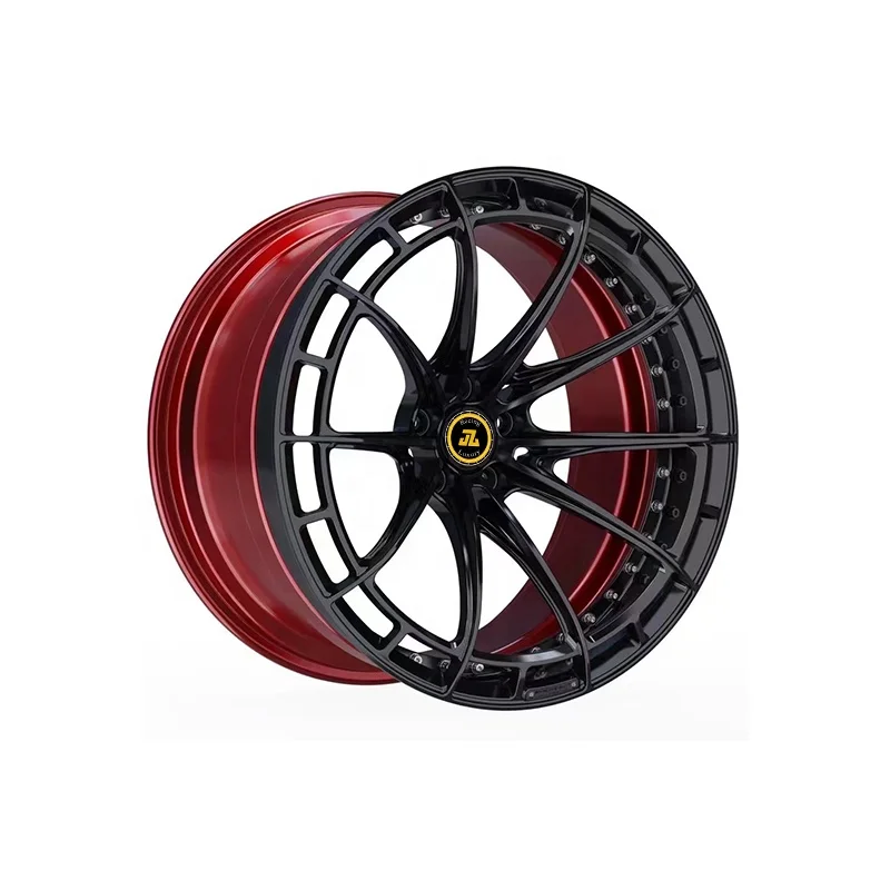Jiangzao 2 Piece Dual Construction duoblock deep dish alloy wheels emira for  911 996  997 991  992  Carrea 4S GT2 GT3 RS