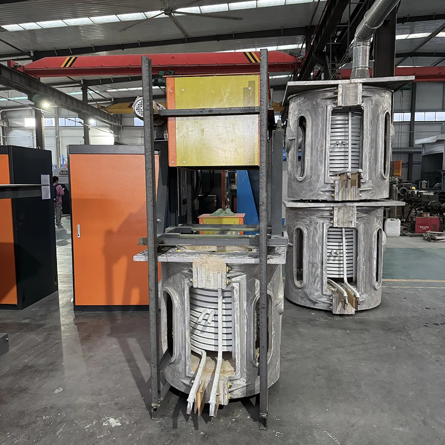 Fully Automatic Steel Melting Induction Furnace 10Kg 15Kg 20Kg Gold Melting Furnace Induction Furnace Dust Collector