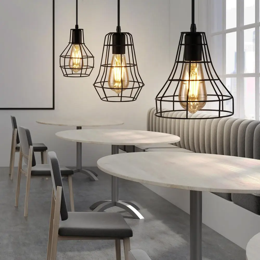 Pendant Lights Nordic Chandelier Kitchen Island Iron Modern for Dining Room Restaurant Cafe Living Room LED 3 Sets 1 Head E27 80