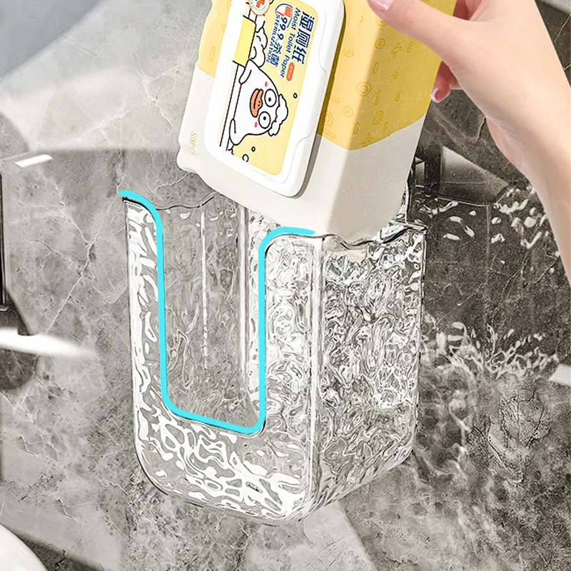 Suction Cup Wipes Storage Box Kitchen And Bathroom Storage Wet Wipes Dispenser, Wet Wipes Dispenser Storage Box