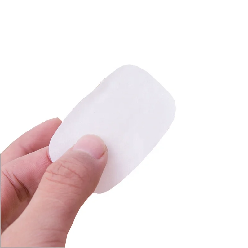
Portable Water Soluble Travel Disposable Skin Care Hand Washing Strips Sheets Paper Soap Paper 