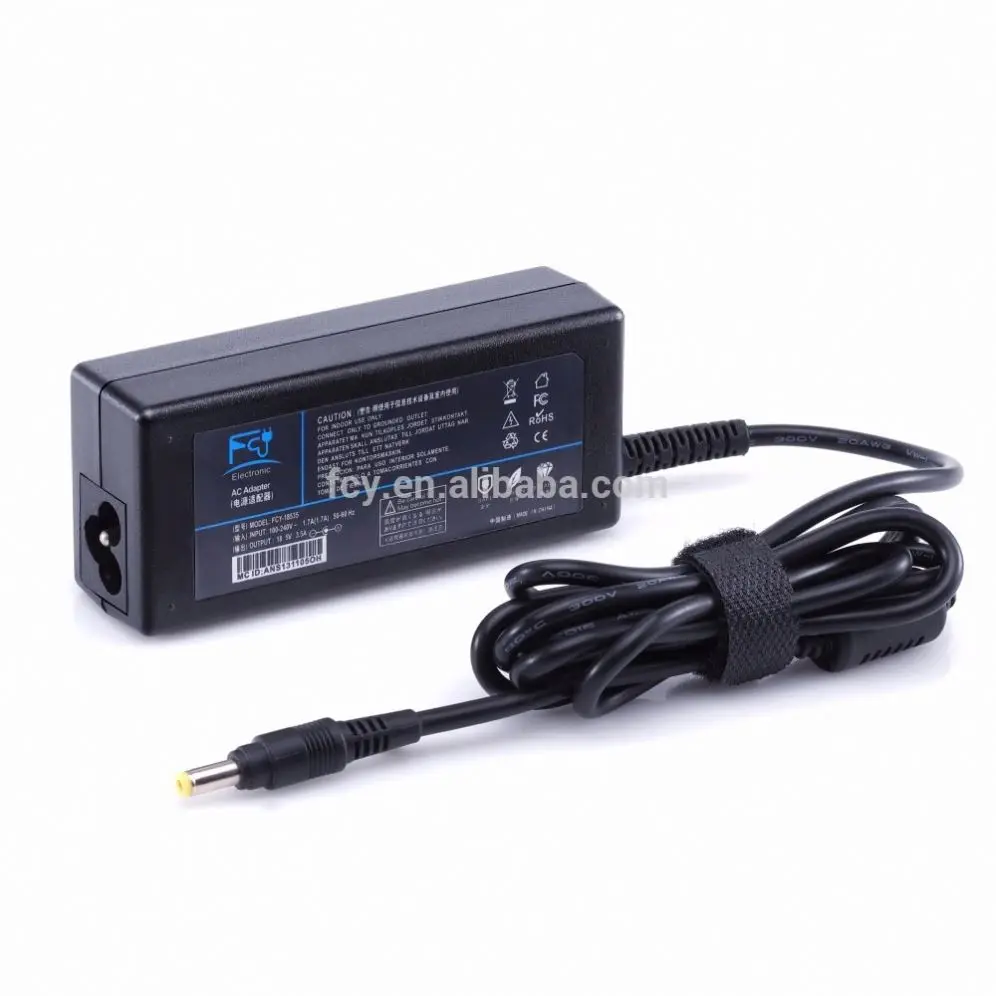 
18.5V 3.5A 65w yellow tip ac adapter for hp notebook 18.5V 3.5A 65w yellow tip ac adapter for hp