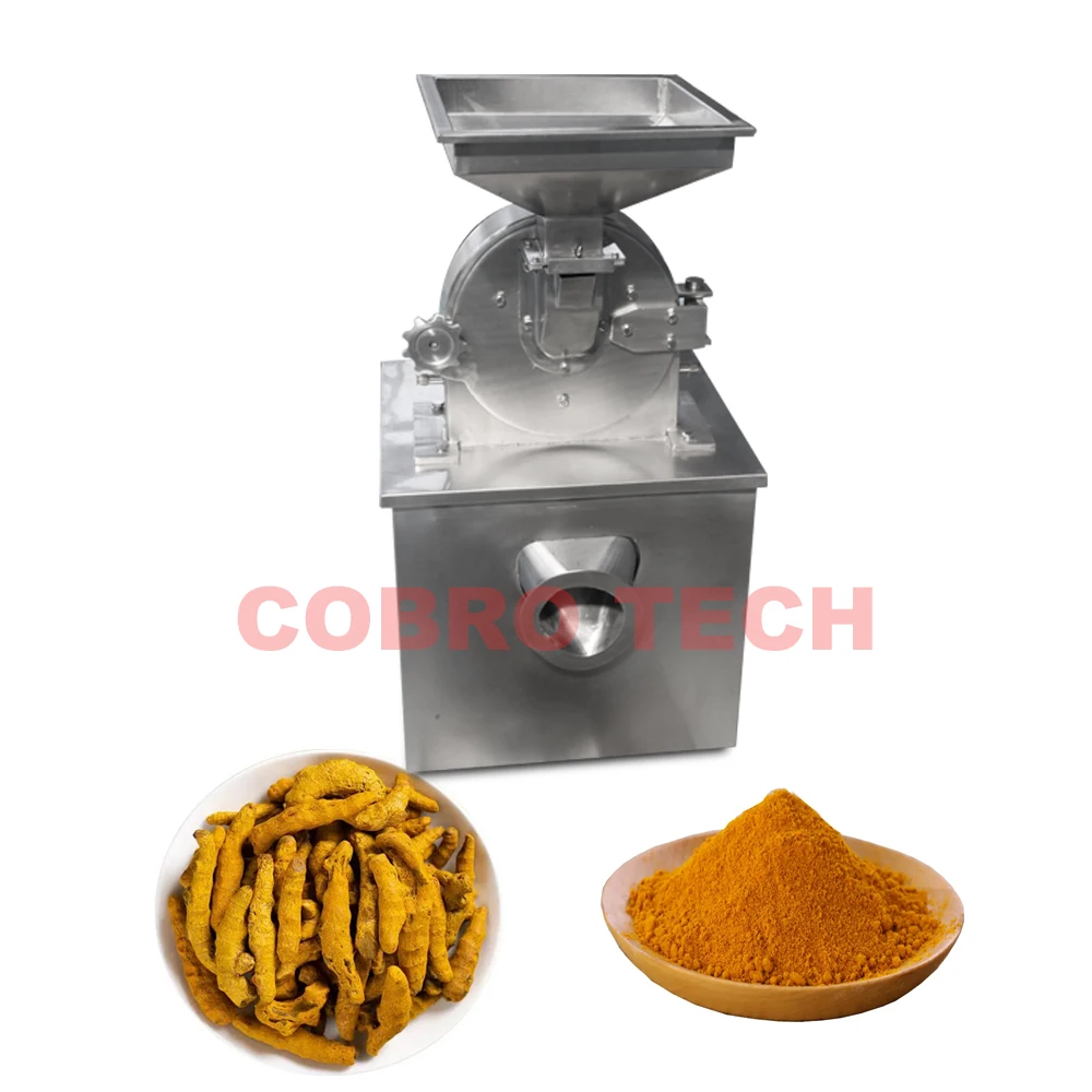 Cumin chili flakes turmeric spices powder herb pulverizer machine pin mill