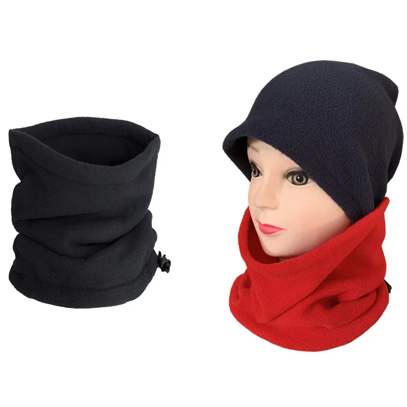 velvet bib head neck cover winter multifunctional warmer bandana tube scarf